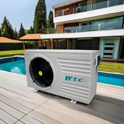 미니 스파 수영장 전기 열 펌프 켜고 끄고 금속 가구 공기 소스 9.5KW R32 220V