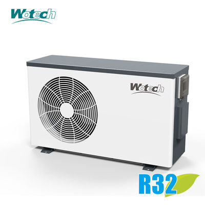 10kw R32 수영장 열 펌프, 높은 수류율과 DC 인버터 기술