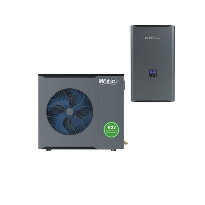 10kw 나뉘다 R32 유로 표준 DHW 열 펌프 A+++/A++ 가구용 물 난방 효율
