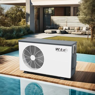 6kw 수영장 열 펌프 인버터 R32 공기 소스 앱 제어 된 전기 AC