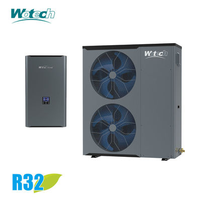 380V 22kw 열 펌프 공기에서 물로 분할 R32 가구 난방용 유로 표준