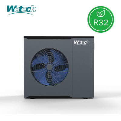 와테크 공기에서 물 온도 펌프 220V 8kw 모노블록 R32 Euro 표준 가구 난방