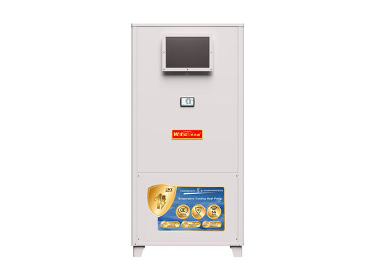 220V 60Hz 3단계 산업용 튜트형 바닥에 고정된 물 냉각기 전면 공기 출구